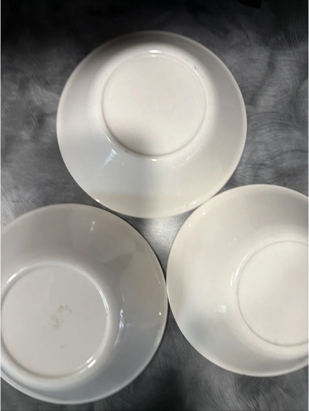 Vintage Stoneware Bowl Set 3 Brown Yellow Stripe Retro Diner Style Soup Cereal